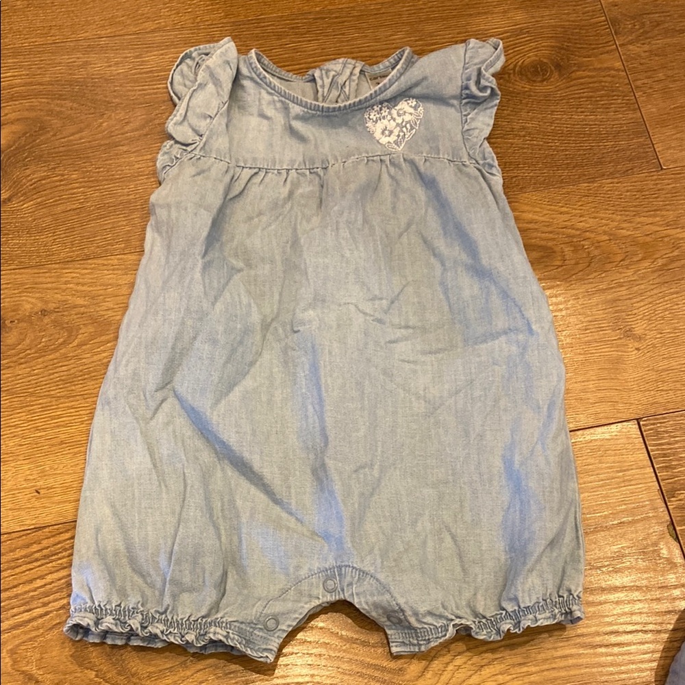 Carter's Blue summer romper 24 months